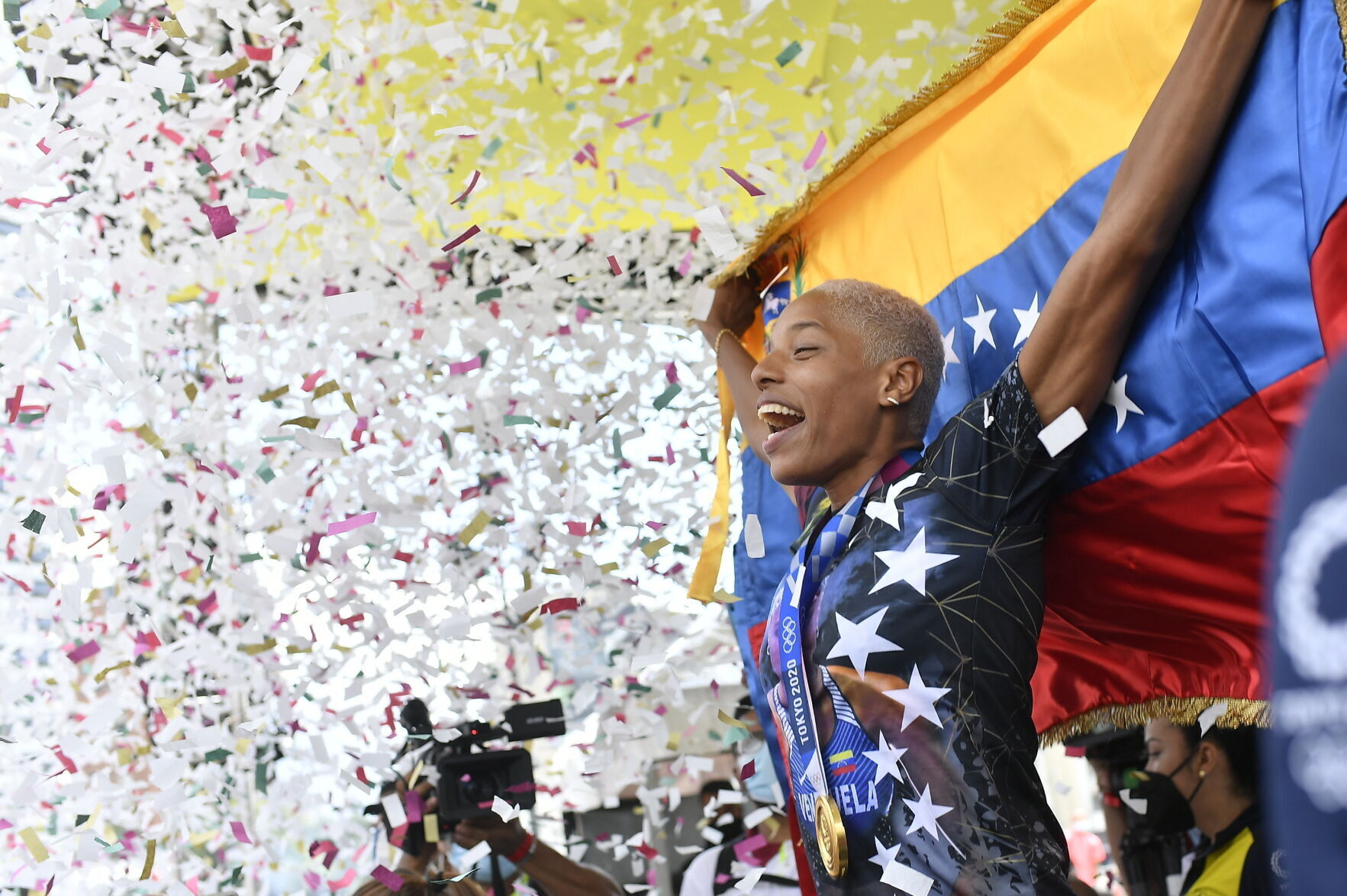 APTOPIX Venezuela Olympian Yulimar Rojas